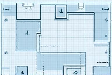 Diagram illustrating a game level design layout
